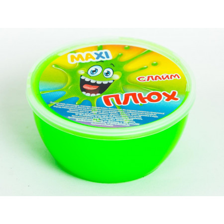 Слайм ПЛЮХ зеленый, 350 г 2018