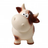 Игрушка ВЕСНА копилка Бык пятнистый, молочный В3992