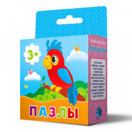 Пазл ГЕОДОМ Попугай 4344