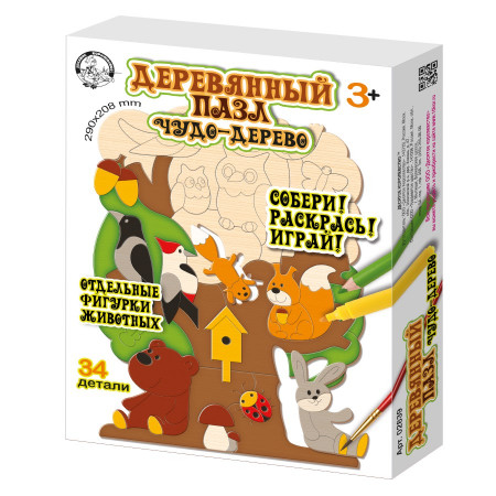 Деревянный пазл ДЕСЯТОЕ КОРОЛЕВСТВО Чудо дерево 2839