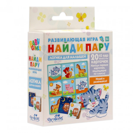 Развивающая игра ORIGAMI Найди пару 5425