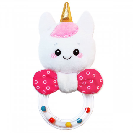 Погремушка МЯКИШИ единорог Лайк 605