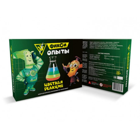 Набор для опытов ИННОВАЦИИ ДЛЯ ДЕТЕЙ Фикси цветная реакция 861