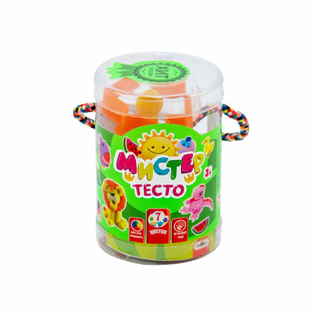 Масса для лепки STRATEG мистер тесто 7 цветов 71112