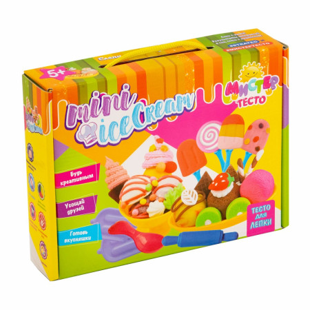 Масса для лепки STRATEG мистер тесто mini ice cream 71202