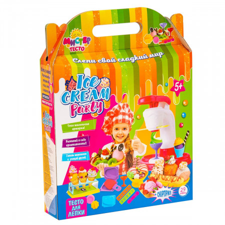 Масса для лепки STRATEG мистер тесто ice cream party 71208