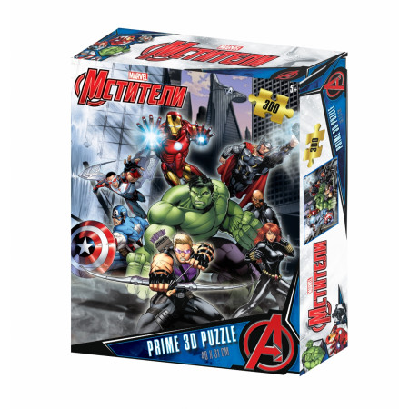 Стерео пазл PRIME 3D Мстители 300 дет. 33043