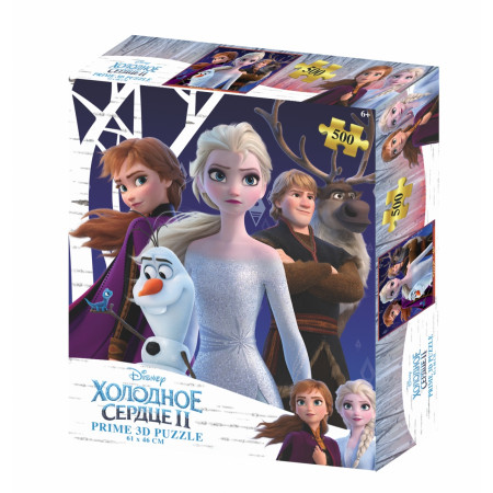 Стерео пазл PRIME 3D Холодное сердце 500 дет. 32571