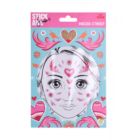 Маска-стикер STICK AND SMILE для лица "Фея Любви" 12317 Маска-стикер STICK AND SMILE для лица "Фея Любви" 12317