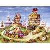 Деревянный пазл DAVICI Бисквитные горки 170 дет. 7-02-12-170