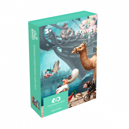 Деревянный пазл DAVICI Корабль сокровищ 60 дет. 7-71-05-060