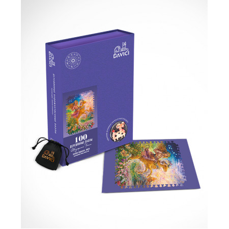 Деревянный пазл DAVICI Знак зодиака.Овен 100 дет. 7-07-04-100