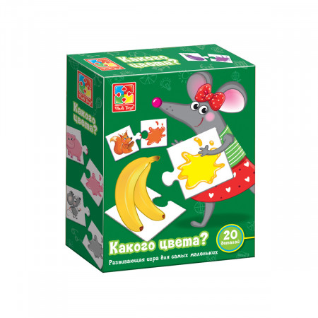 Развивающая игра VLADI TOYS Какого цвета? VT1804-07