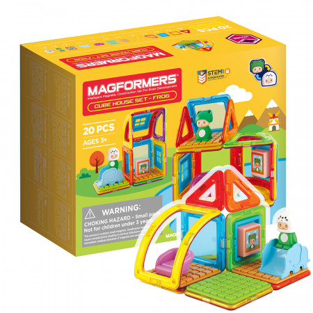 Магнитный конструктор MAGFORMERS Cube House Frog 20 дет. 705019
