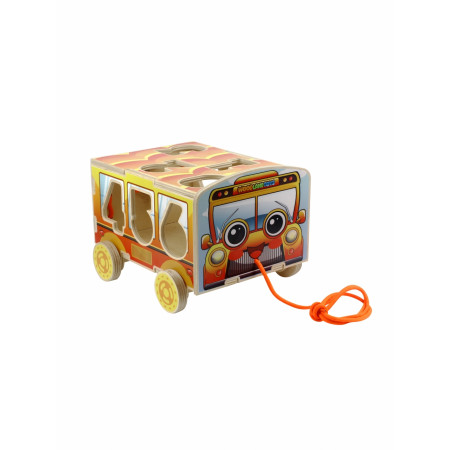 Сортер WOODLANDTOYS Машина. Цифры 152105