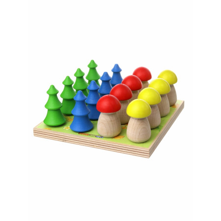 Сортер WOODLANDTOYS Лесная полянка 152305