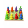 Сортер WOODLANDTOYS Цветные елочки 152304