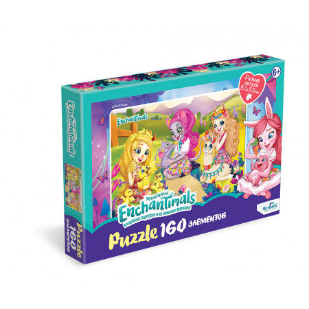 Пазл ORIGAMI Энчантималс. Вместе с друзьями 160 дет. 5986