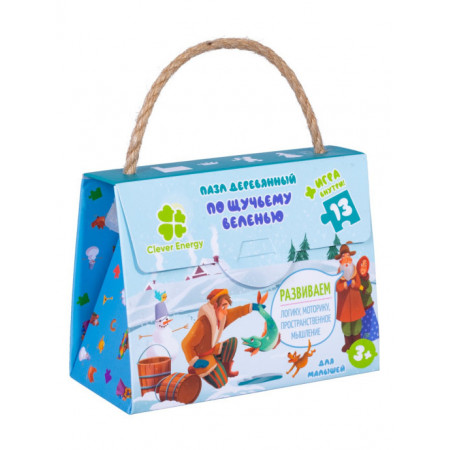 Деревянный пазл CLEVER ENERGY По щучьему велению 13 дет. 5183