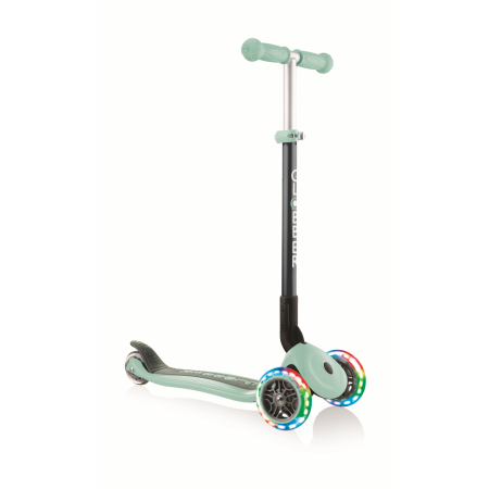 Самокат GLOBBER PRIMO FOLDABLE LIGHTS, мятный 432-206-2