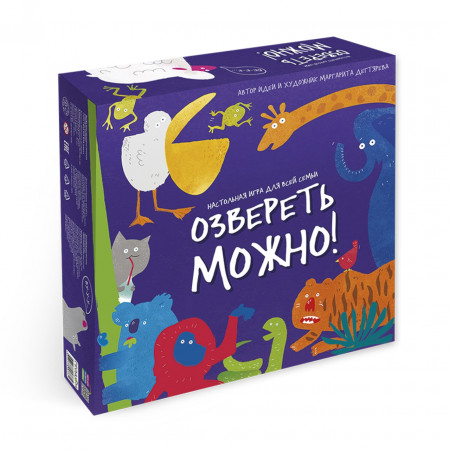 Настольная игра ГЕОДОМ Озвереть можно 8731