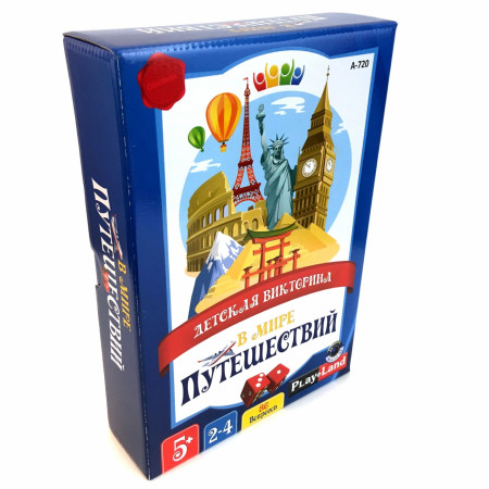 Настольная игра PLAY LAND В мире путешествий A-720