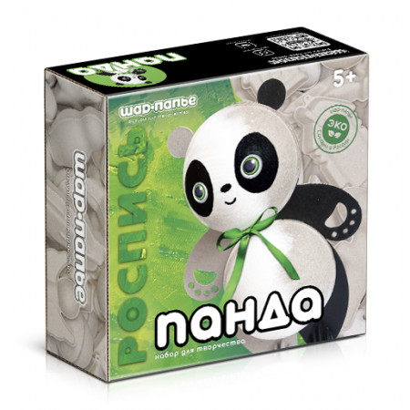 Набор для творчества ШАР-ПАПЬЕ Роспись Панда RU01TYPN0004