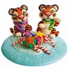 Набор для творчества MAGIC MOMENTS Волшебный шар Тигры с подарками mm-27