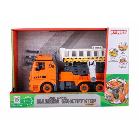 Машина пластиковая FUNKY TOYS Подъемник-конструктор FT61166
