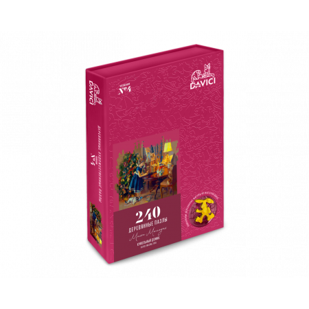 Деревянный пазл DAVICI Кукольный домик 240 дет. 7-04-16-240