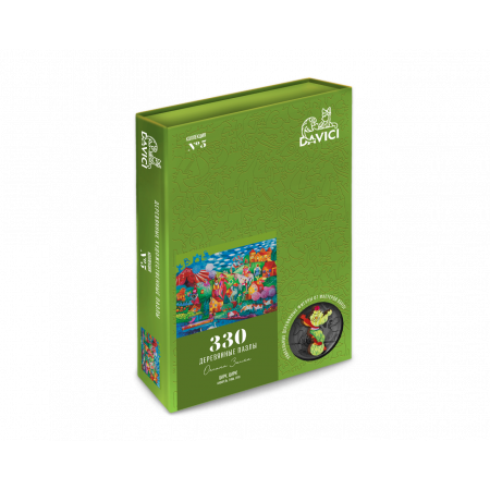 Деревянный пазл DAVICI Цирк, цирк! 330 дет. 7-05-11-330