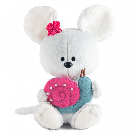 Мягкая игрушка BUDI BASA Мышка Пшоня с улиткой 15 см LE15-083 Мягкая игрушка BUDI BASA Мышка Пшоня с улиткой 15 см LE15-083