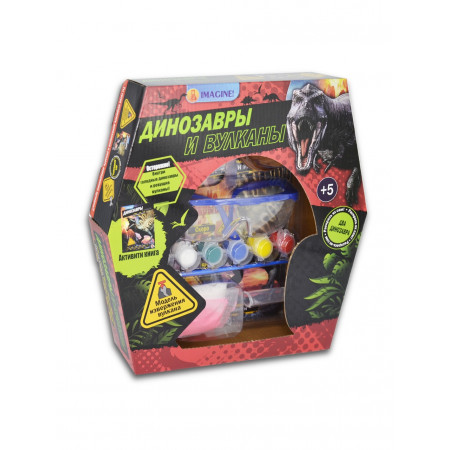 Набор для опытов МАЭСТРО Динозавры и вулканы 81261