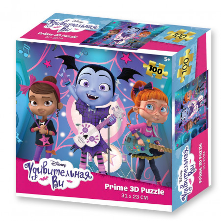 Стерео пазл PRIME 3D Удивительная Ви (с гитарой) 100 дет. 13882