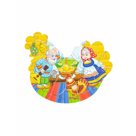 Пазл WOODLANDTOYS Курочка Ряба 147208