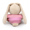 Мягкая игрушка BUDI BASA Зайка Ми в нежно-розовом свитере 15 см SidX-613