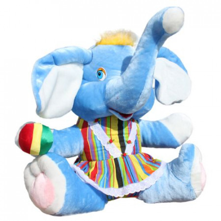 Мягкая игрушка Слон Джумба (Б) /80 см/, цвет Голубой