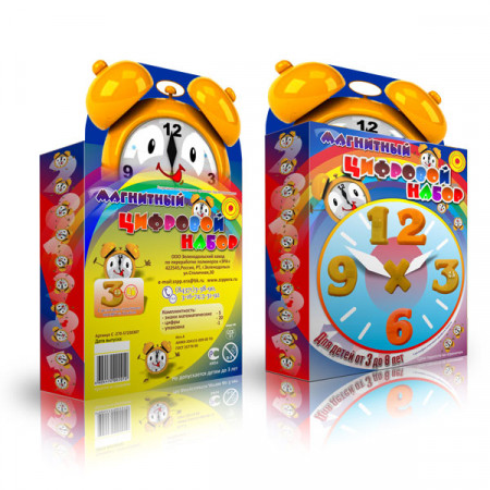 Развивающая игра ЭРА С-270 Магнитный цифровой набор Тип 4