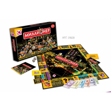 Настольная игра ORIGAMI 01828 Миллионер-делюкс