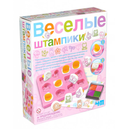 Набор 4M 00-04614 Веселые штампики