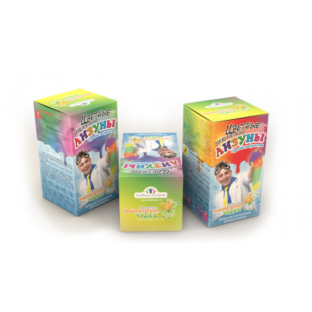 Набор для опытов ИННОВАЦИИ ДЛЯ ДЕТЕЙ 819 Цветные лизуны