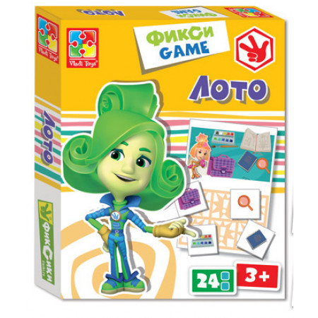 Настольная игра VLADI TOYS VT2107-03 Игра настольная "Лото" Фиксики