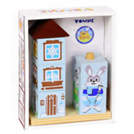 ТОМИК 4545-2 Кубики на палочке "Зайка" ТОМИК 4545-2 Кубики на палочке "Зайка"