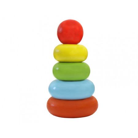 Пирамидка ALATOYS 050105 Пирамидка "Колечки" 5 деталей