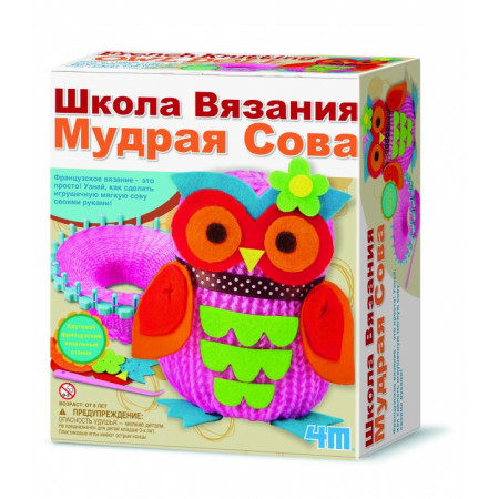 Набор 4M 00-02764 Школа вязания Мудрая Сова
