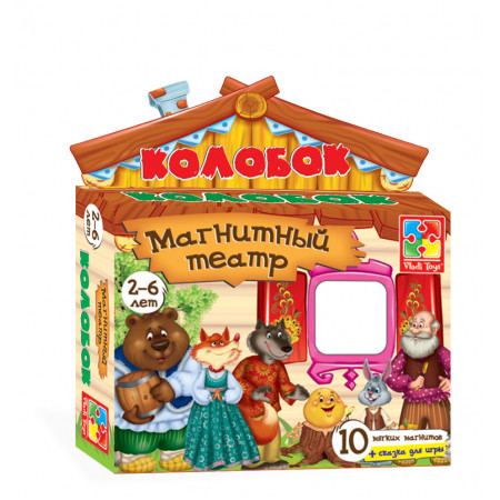 Магнитный театр VLADI TOYS VT3206-09 Колобок Магнитный театр VLADI TOYS VT3206-09 Колобок