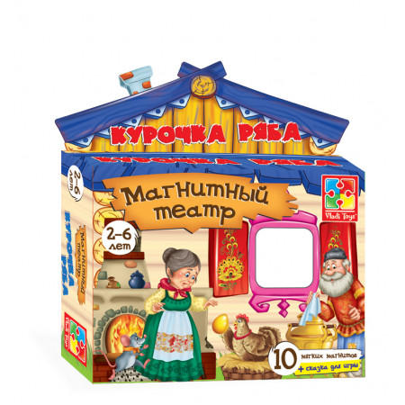 Магнитный театр VLADI TOYS VT3206-12 Курочка Ряба Магнитный театр VLADI TOYS VT3206-12 Курочка Ряба