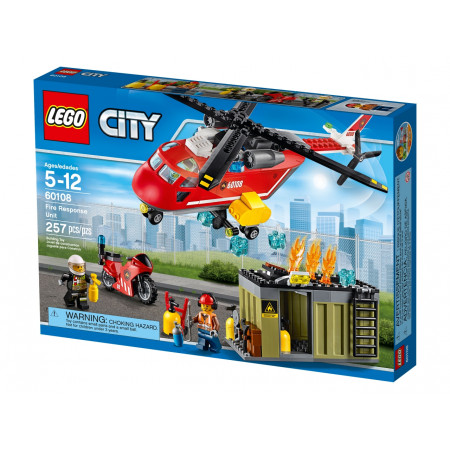 Конструктор LEGO 60108 City Пожарная команда быстрого реагирования