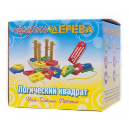 Игровой набор МДИ Д105 Логический квадрат малый