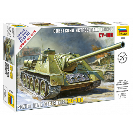 Модель для склеивания ZVEZDA 5044 Советская САУ "СУ-100"